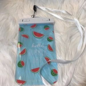 Watermelon cell phone waterproof bag